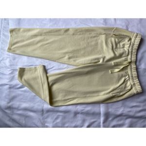 All In Motion Cropped Yellow Sweats